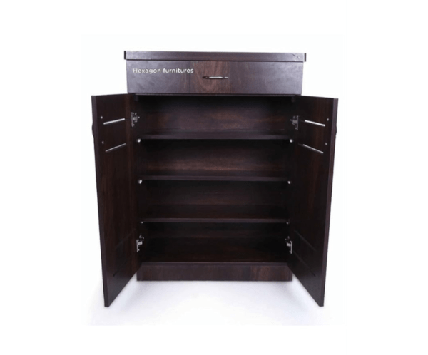 Shoe Cabinet | Shoe Rack | Brown Colour with Drawer | Engineered Wood