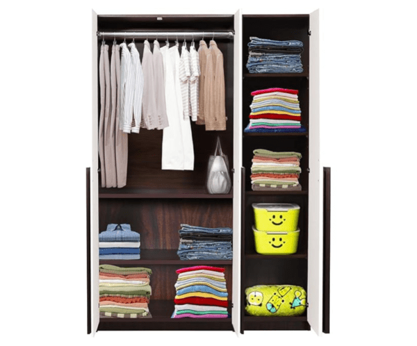 Deluxe Three Door Wardrobe Without Mirror Without Drawer