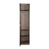 Single Door Wardrobe with 3 shelve