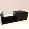 Modern Coffee Table with Glass