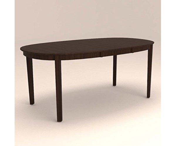 Oval Dinning Set with Six Seater High Back Cushioned Chair