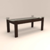 Six Seater Glass Dinning Set with Circular Design