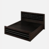 King Size Double Bed in Wenge with Storage for Bedroom