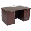 Office Table and Study Desk | Engineered Wood | Brown
