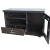 TV Stand and Home Entertainment Unit | Black Textured