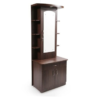 Dressing Table | American Walnut Finish with Shelves and Drawer