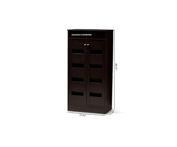 Engineered Wood Shoe Cabinet with Shelves