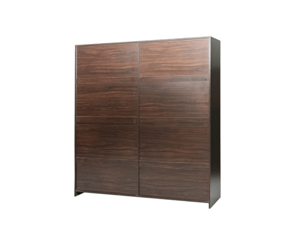 Four Door Wardrobe Without Drawer & Without Mirror | Walnut