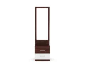 Dressing Table | Dark Brown and Frosty White