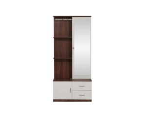 Dressing Table | Frosty White and Walnut