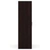 Engineered Wood Four Door Wardrobe | Dark Brown with Drawer