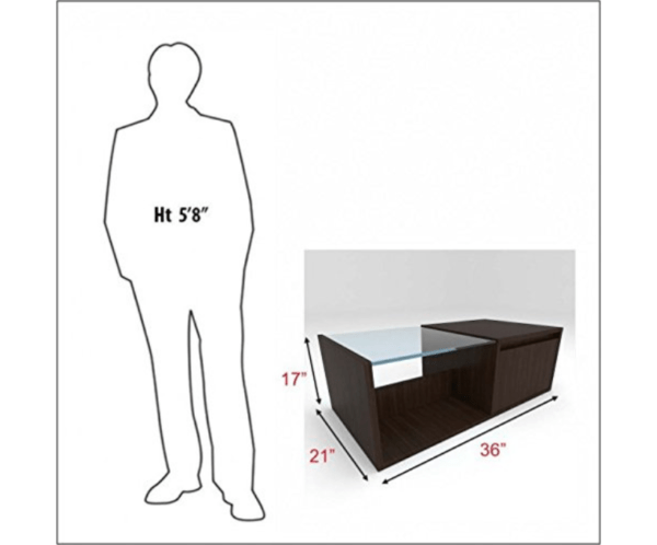 Premium Centre Table with Glass