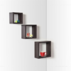 Cube Styled Floating Wall Shelves | Bookshelf | Set of 3