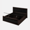 King Size Double Bed in Wenge with Storage for Bedroom