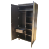 Wooden Almirah Cabinet Wardrobe with Mirror, Drawers & Double Doors