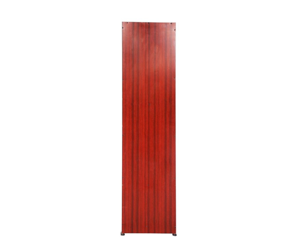 Single Door Engineered Wood Wardrobe in Maroon