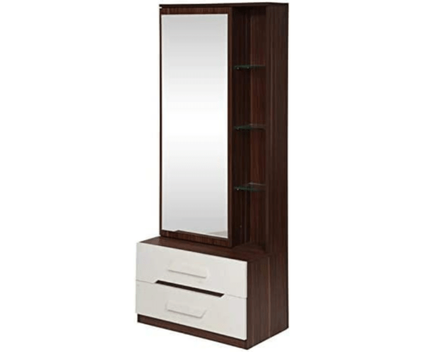 Engineered Wood Dressing Table With Mirror And Storage