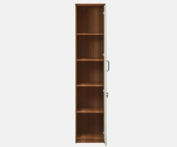Engineered Wood Single Door Wardrobe With Multiple Shelves For Bedroom and Living Room