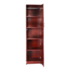 Single Door Engineered Wood Wardrobe in Maroon