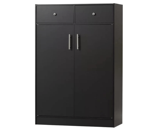 Shoe Cabinet of 4 Shelves | Shoe Rack with Drawer | Color Wenge