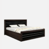King Size Double Bed in Wenge with Storage for Bedroom