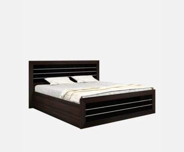 King Size Double Bed in Wenge with Storage for Bedroom