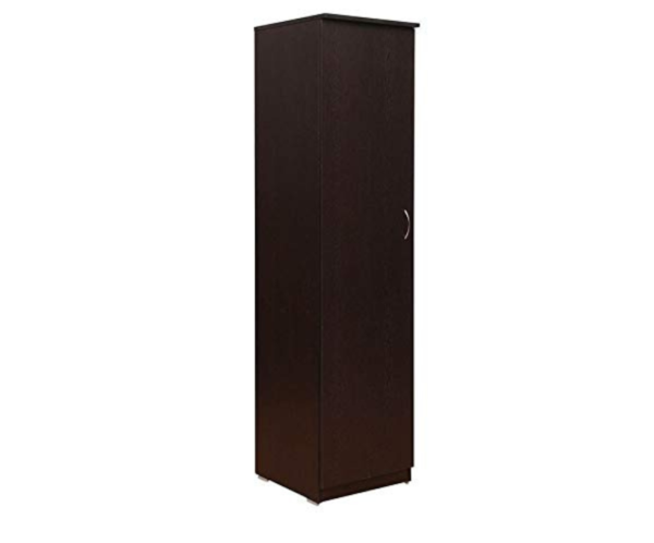 Kid's Single Door Wardrobe | Walnut Finish