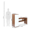 Study Table | Suede Matte Finish | Indiana Teak