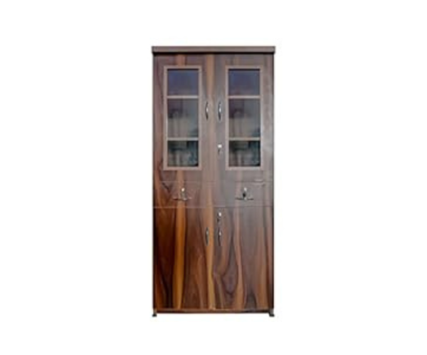 Almirah for Clothes | Study Book | Shelf Kitchen Showcase Engineered Wood | Sheesham Color