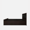 King Size Double Bed in Wenge with Storage for Bedroom