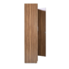 Double Door Wardrobe with Mirror | Suede Matte Finish | Indiana Teak