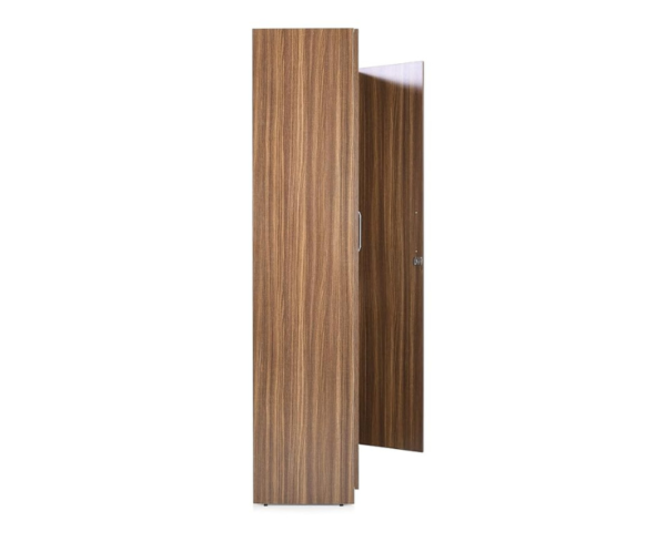Double Door Wardrobe with Mirror | Suede Matte Finish | Indiana Teak