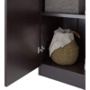 Engineered Wood Double Door Wardrobe | Finish Color - Wenge