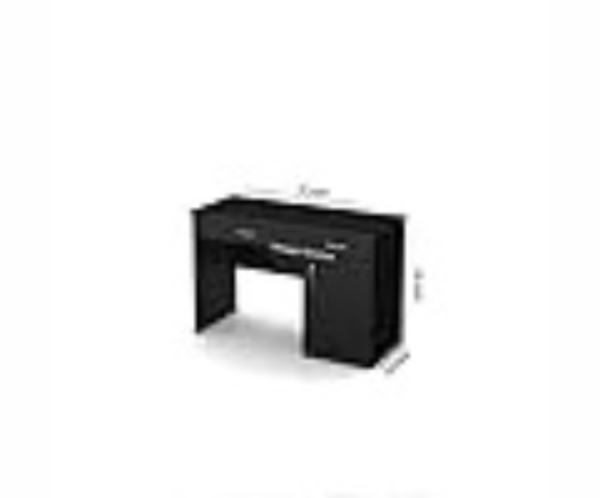Engineered Wood Office Table | Study Table | Study Desk | Dark Brown Colour