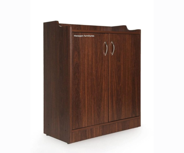 Engineered Wood Shoe Cabinet | Shoe Rack | Brown Colour