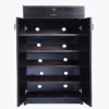 Premium Quality Shoe Cabinet with 5 Shelves & Drawer | Dark Brown