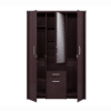 Engineered Wood Double Door Wardrobe Cum Dressing Table | Bamboo