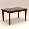 Glass Dinning Set with Six Seater Bodered Designed Chairs