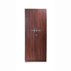 2 Double Door Wardrobe with 1 Drawer and 3 Shelves | Maroon Color