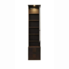 Engineered Wood Dressing Table with 1 Mirror and Storage | Dark-Brown