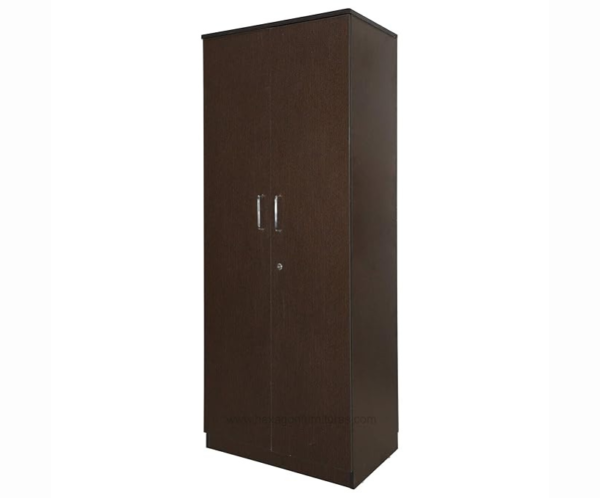 Double Door Wardrobe in Wooden Texture