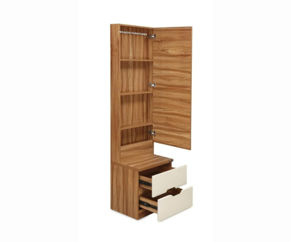 Dressing Table with Drawer and Mirror