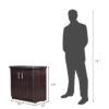 Scribble Textured Double Door Cabinet | Shoe Rack