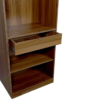 Double Doors Modular Wardrobe | Walnut and White