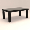 Six Seater Dinning Set with Rectangular Glass Table Top