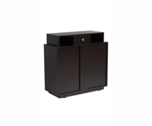 Engineered Wood Shoe Cabinet | Dark Brown Colour