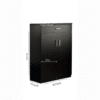 Engineered Wood Shoe Cabinet Dark Brown with Drawer And Shelve