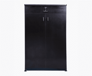 Premium Quality Shoe Cabinet with 5 Shelves & Drawer | Dark Brown