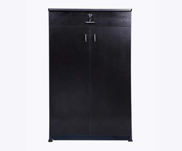 Premium Quality Shoe Cabinet with 5 Shelves & Drawer | Dark Brown