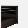 Double Bed in Wenge with Storage for Bedroom | Queen Size